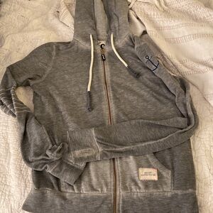 Peace Love World zip up sweatshirt